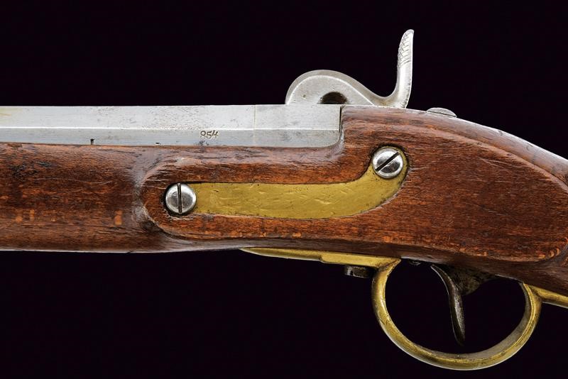 Kammerbuchse Mod. 1849, sistema Augustin con baionetta, Austria