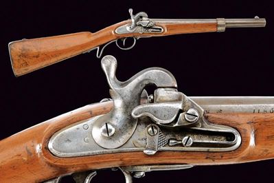 Kammer-karabinier da cavalleria mod. 1851, Austria, con sistema Augustin