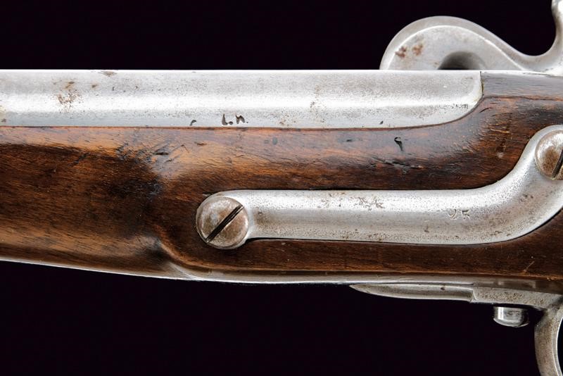 Carabina da cavalleria mod. 1851, sistema Augustin, Austria, lunghezza 75.5 cm