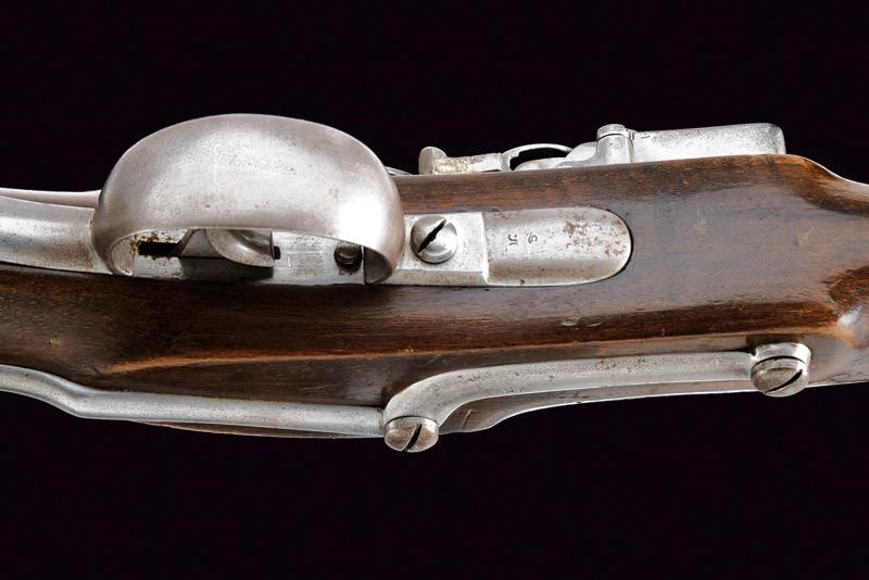 Carabina da cavalleria mod. 1851, sistema Augustin, Austria, lunghezza 75.5 cm