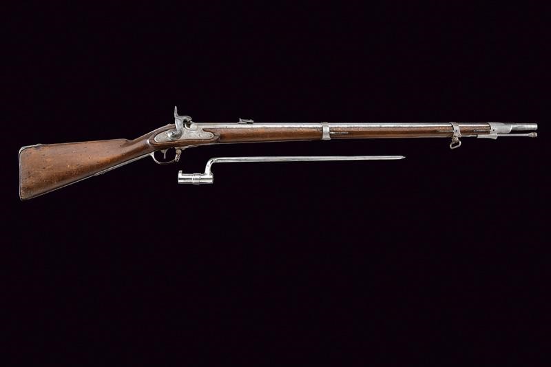 Fucile a luminello Lorenz da fanteria Mod.1854/II, Austria, lunghezza 133 cm