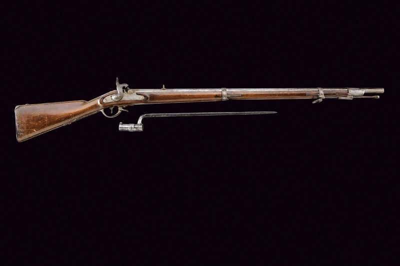 Fucile a luminello Lorenz da fanteria Mod. 1854/I, Austria, con bayonetta