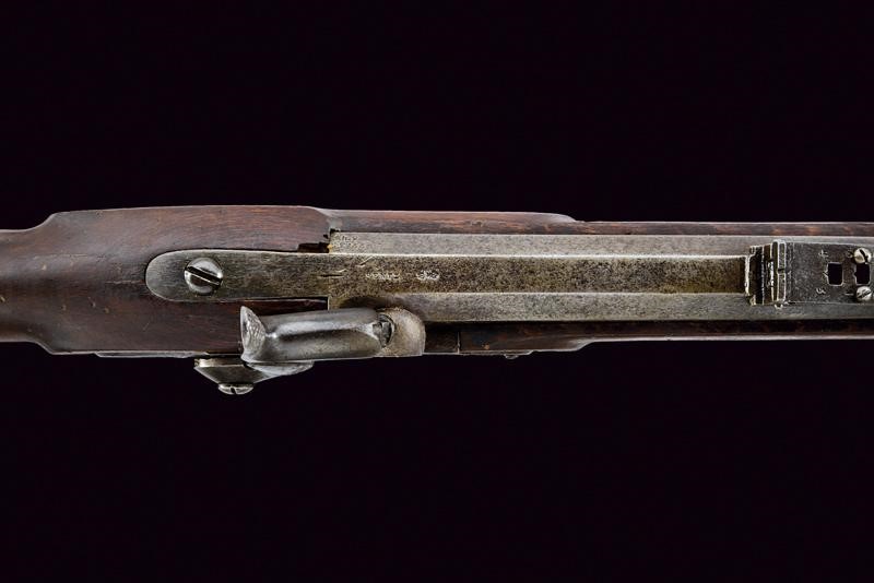 Fucile a luminello Lorenz da fanteria Mod. 1854/II con baionetta, Austria, lunghezza 133 cm