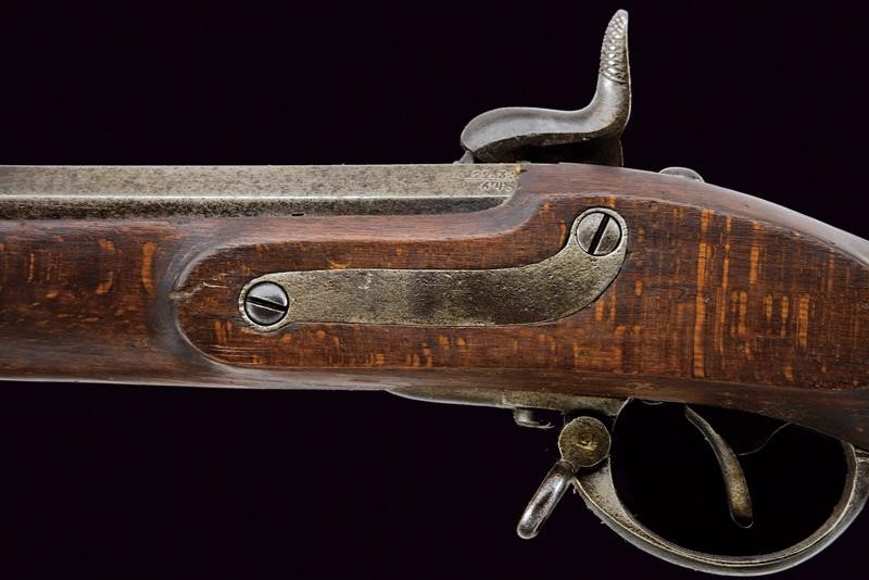 Fucile a luminello Lorenz da fanteria Mod. 1854/II con baionetta, Austria, lunghezza 133 cm