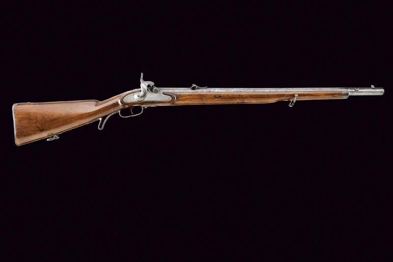 Fucile Jagerstutzen Mod. 1854 Lorenz, Austria, calibro 14 mm, lunghezza 110 cm