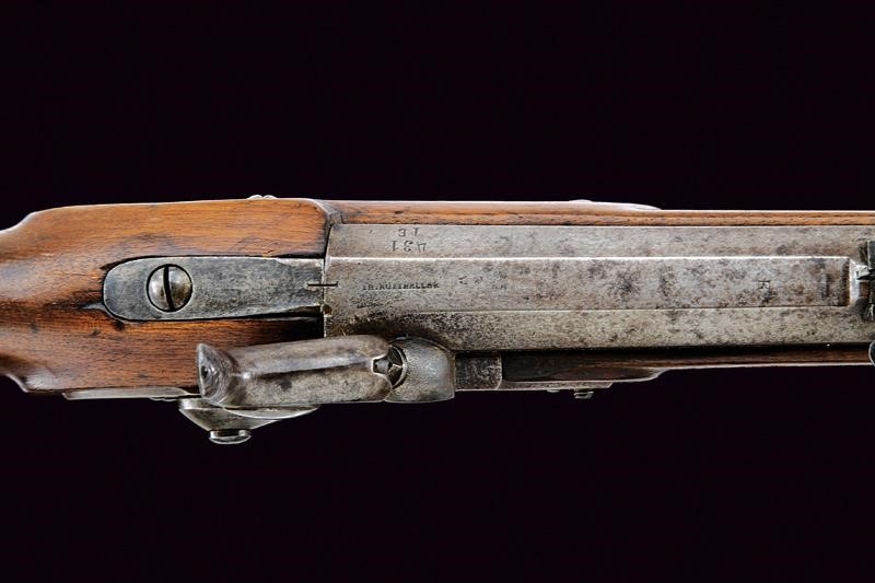 Fucile Jagerstutzen Mod. 1854 Lorenz, Austria, calibro 14 mm, lunghezza 110 cm