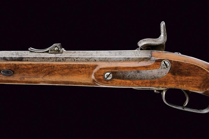 Fucile Jagerstutzen Mod. 1854 Lorenz, Austria, calibro 14 mm, lunghezza 110 cm