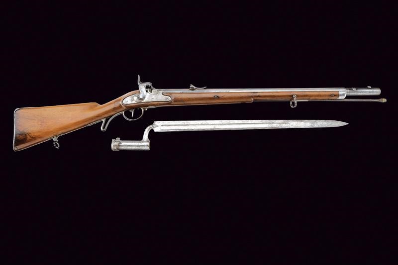 Jagerstutzen Lorenz Mod. 1854 con Baionetta