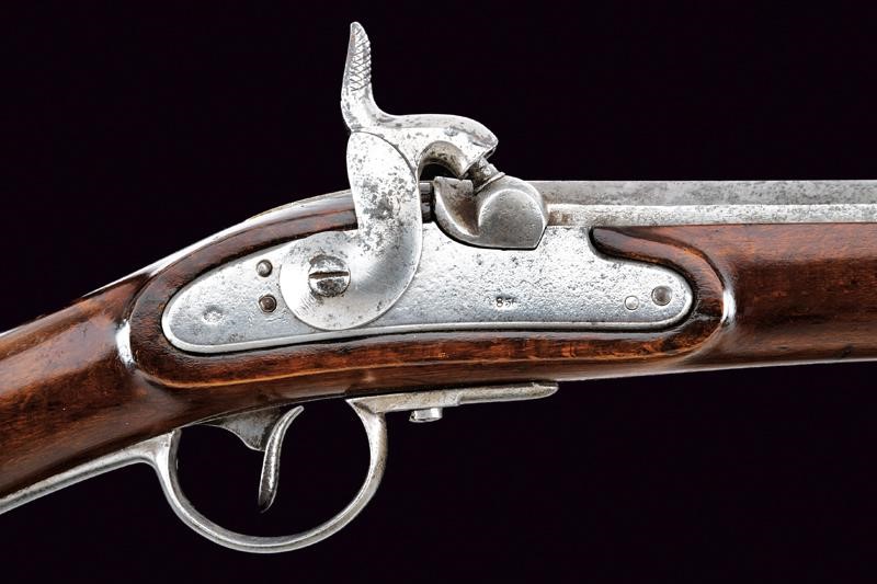 An Extra Corps Gewehr Mod. 1854 Lorenz with bayonet | Fine Antique