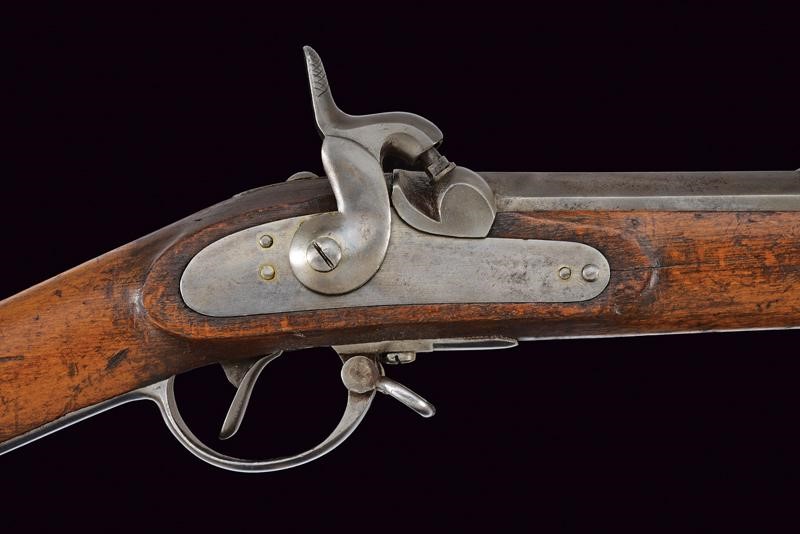 Fucile a luminello da fanteria mod. 1862 Lorenz, Austria, con baionetta