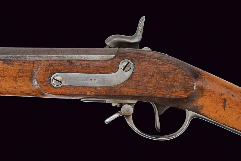 Fucile a luminello da fanteria mod. 1862 Lorenz, Austria, con baionetta