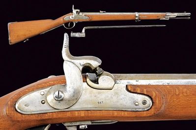 Gewehr Mod. 1862, fucile a canna rigata, Austria