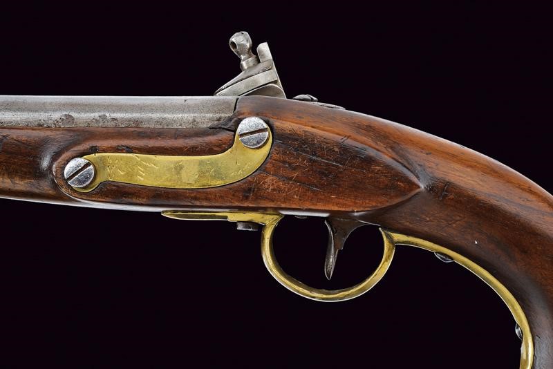 Pistola a pietra focaia da cavalleria, sistema Console, Austria