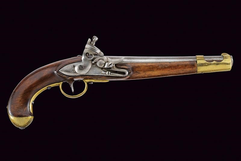 Pistola a pietra focaia da cavalleria, sistema Console, Austria