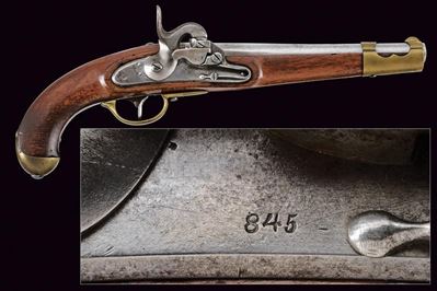 Pistola da gendarmeria Mod. 1850, Austria, sistema Augustin