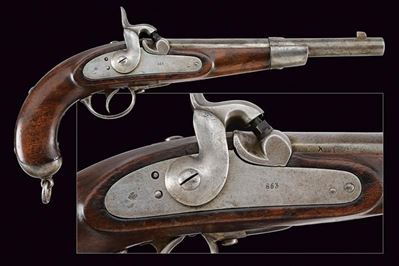 Pistola a luminello da cavalleria Mod. 1860, Austria