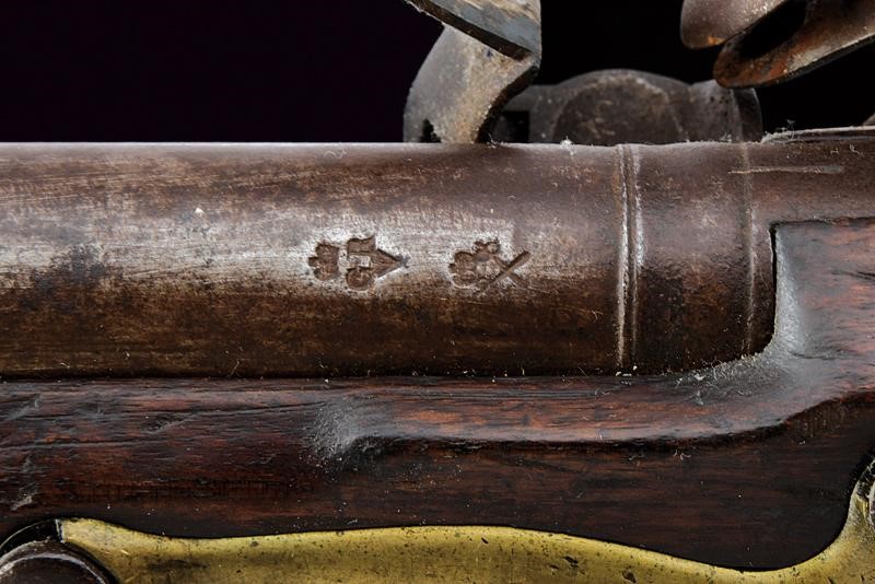 Fucile Brown Bess a pietra focaia con baionetta, Inghilterra, lunghezza 139 cm
