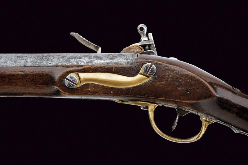 Mazzocchi, Fucile a pietra focaia, Stato Pontificio, lunghezza 118,3 cm.