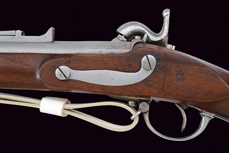 Fucile a luminello Mod. 1860 con baionetta, Torino, lunghezza 141 cm