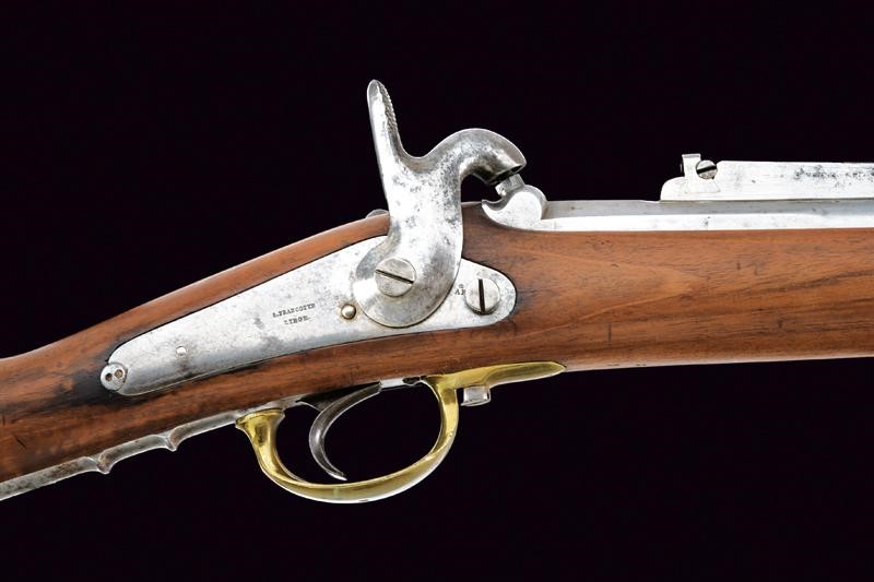 Carabina da Cacciatori Mod. 1850, Francotte, Regno delle Due Sicilie con Baionetta