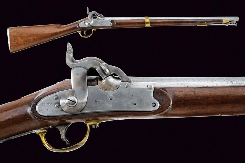 An 1846 Model percussion cavalry carbine Fine Antique Arms and