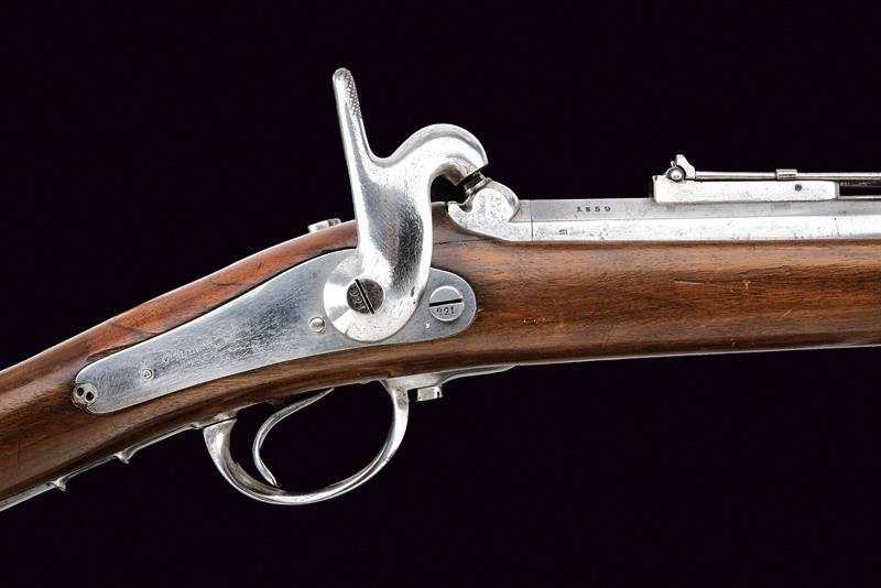 Mazzocchi, Carabina da cacciatori Mod. 1857 con baionetta coeva, Stato Pontificio