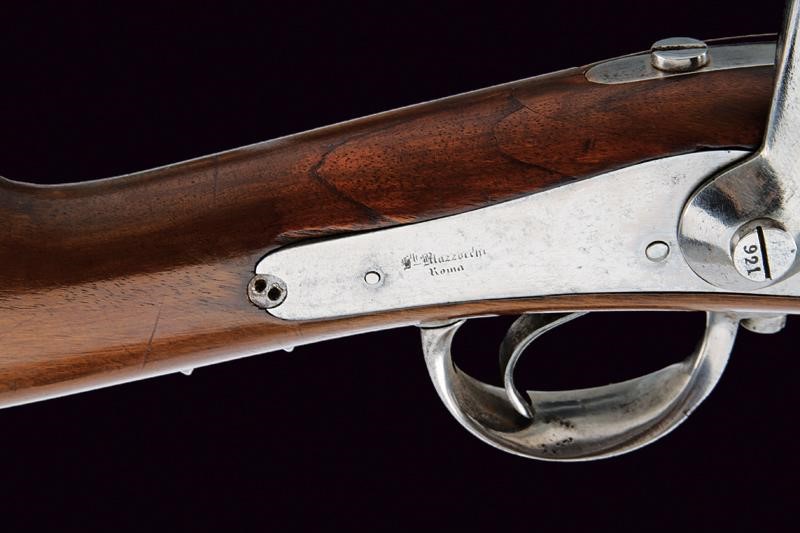 Mazzocchi, Carabina da cacciatori Mod. 1857 con baionetta coeva, Stato Pontificio
