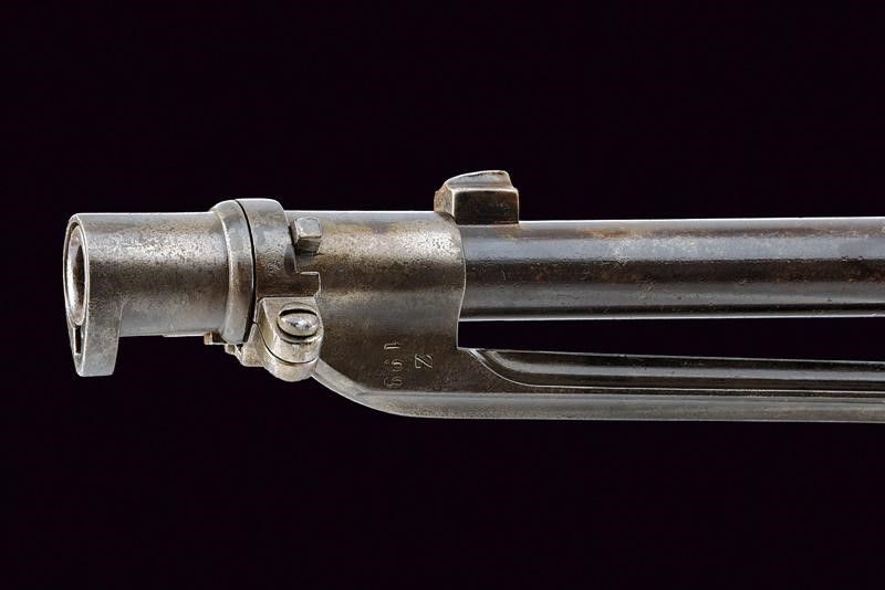 Carabina Vetterli mod. 1870, Torino, con baionetta e cal. 10 mm