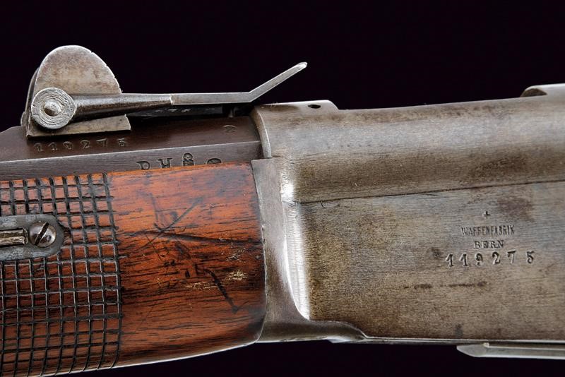 Carabina Vetterli Mod. 1869/71, Berna, cal. 10,5 mm, lunghezza 130.5 cm