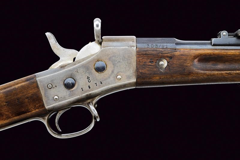 Fucile Carl Gustav Mod. 1867/89, sistema rolling block, cal. 8 mm