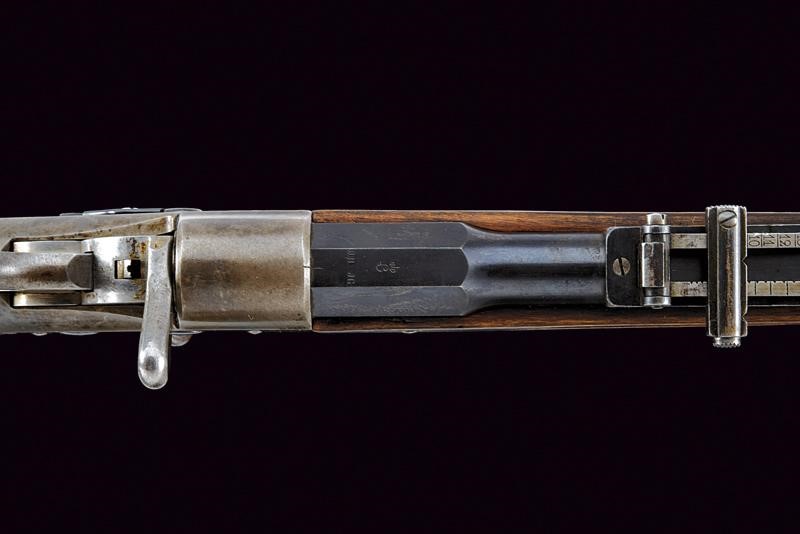 Fucile Carl Gustav Mod. 1867/89, sistema rolling block, cal. 8 mm