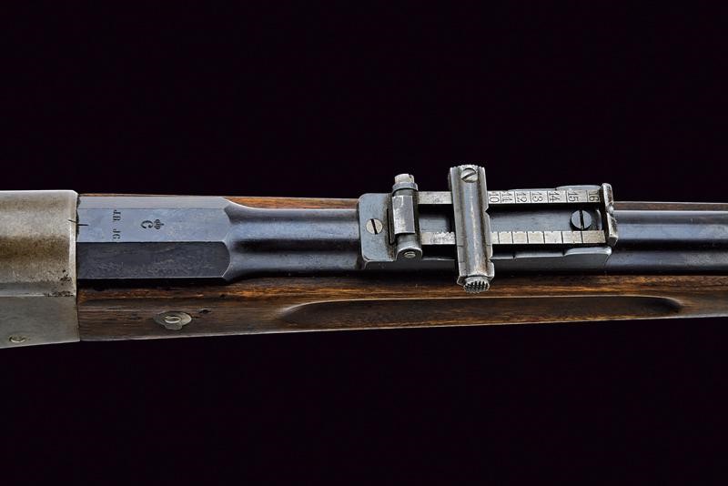 Fucile Carl Gustav Mod. 1867/89, sistema rolling block, cal. 8 mm