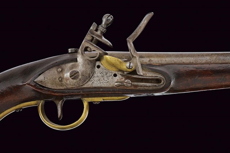 Pistola a pietra focaia da cavalleria mod. 1798/34, Austria, lunghezza 43 cm