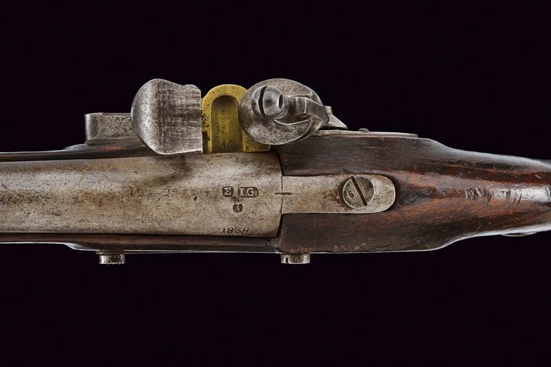 Pistola a pietra focaia da cavalleria mod. 1798/34, Austria, lunghezza 43 cm