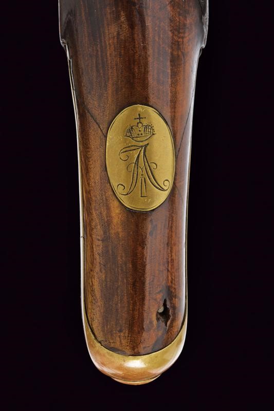 Pistola a pietra focaia da cavalleria, Russia imperiale, 1810