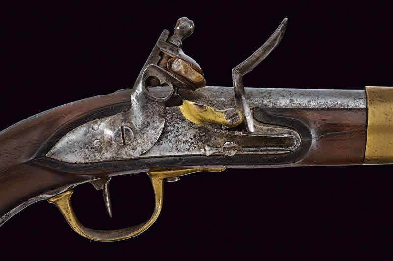 Mazzocchi, Rara pistola a pietra focaia Mod. AN XIII, Stato Pontificio