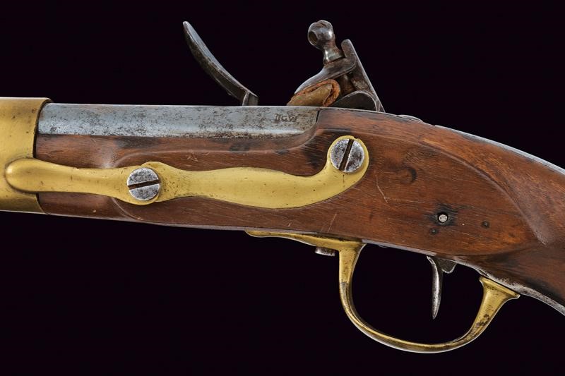 Mazzocchi, Rara pistola a pietra focaia Mod. AN XIII, Stato Pontificio