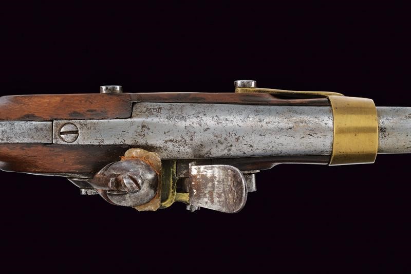 Mazzocchi, Rara pistola a pietra focaia Mod. AN XIII, Stato Pontificio