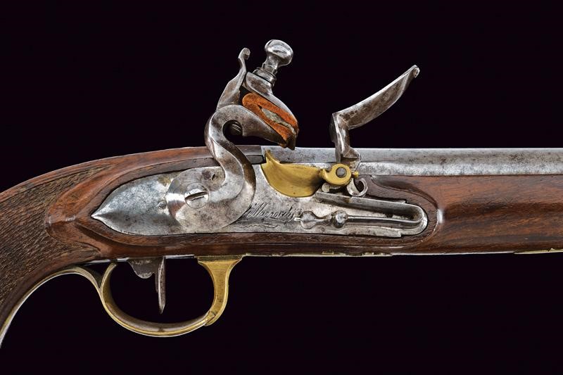 Mazzocchi, Rarissima pistola a pietra focaia da ufficiale della Guardia Nobile, Stato Pontificio