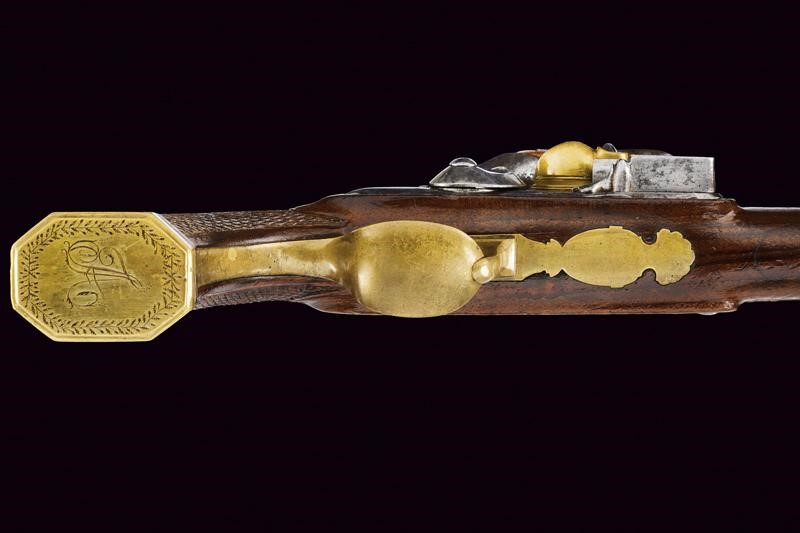 Mazzocchi, Rarissima pistola a pietra focaia da ufficiale della Guardia Nobile, Stato Pontificio