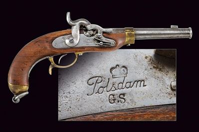 Pistola da cavalleria a luminello, Germania, 39 cm, 1853
