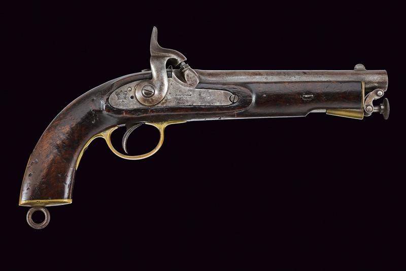 Pistola a luminello P-1858, East India Government, Birmingham