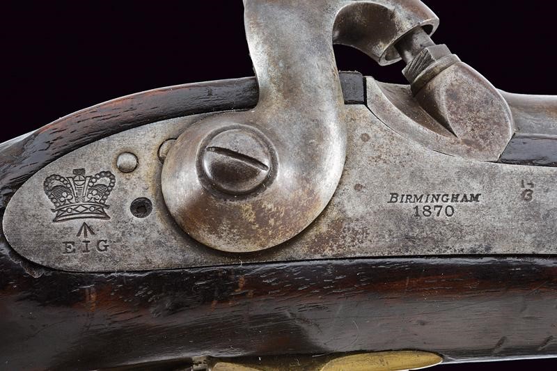 Pistola a luminello P-1858, East India Government, Birmingham