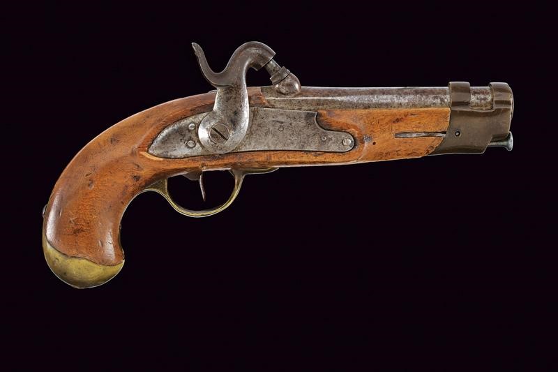 Mazzocchi, Pistola da gendarmeria ridotta a luminello, Stato Pontificio