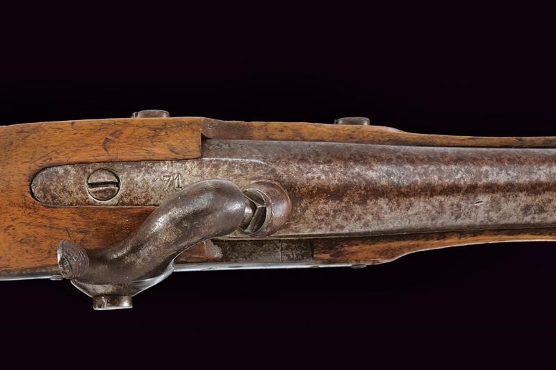 Mazzocchi, Pistola da gendarmeria ridotta a luminello, Stato Pontificio