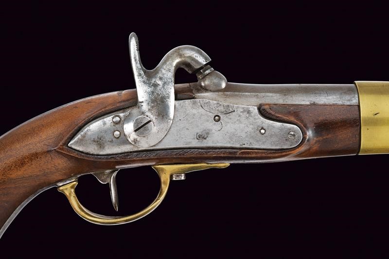 Pistola Mod. AN XIII di Mazzocchi, Stato Pontificio, lunghezza 37 cm, cal. 18 mm