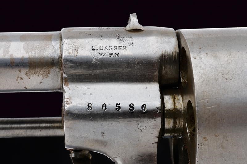Revolver Gasser Mod. 1870, Austria, lunghezza 31 cm, cal. 11 mm