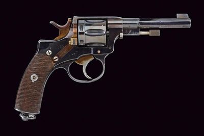 Svezia, Revolver modello 1887 con canna ottagonale e meccanica funzionante