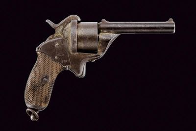 Revolver Mazzocchi a spillo da gendarmeria, Stato Pontificio, cal. 9 mm, lunghezza 20.5 cm