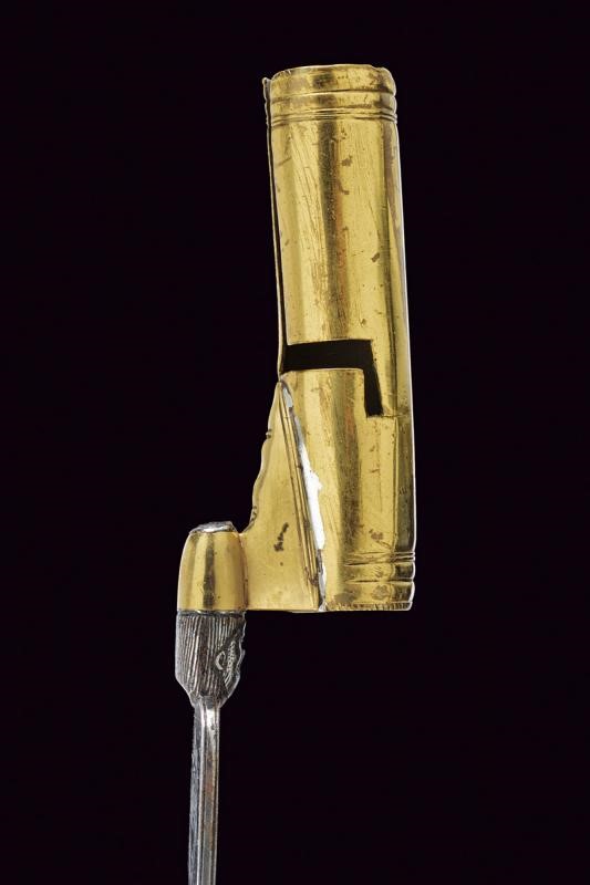 Baionetta da caccia a manicotto, Italia meridionale, lunghezza 31.8 cm
